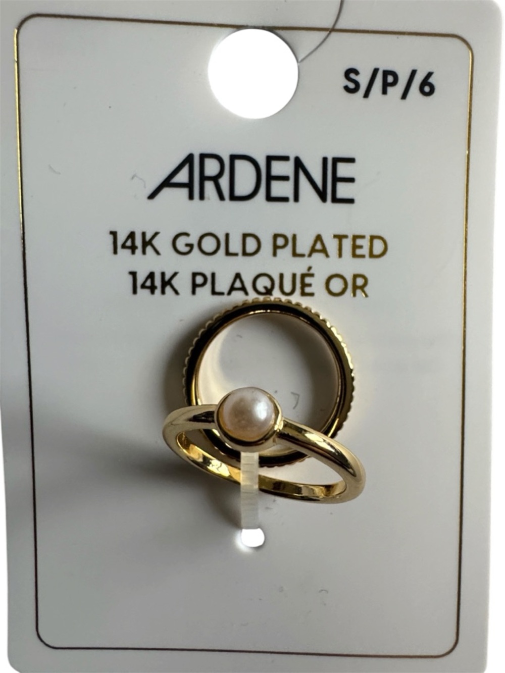 3 FOR $10 ARDENE 14K Gold Plated Ring Set - Gold